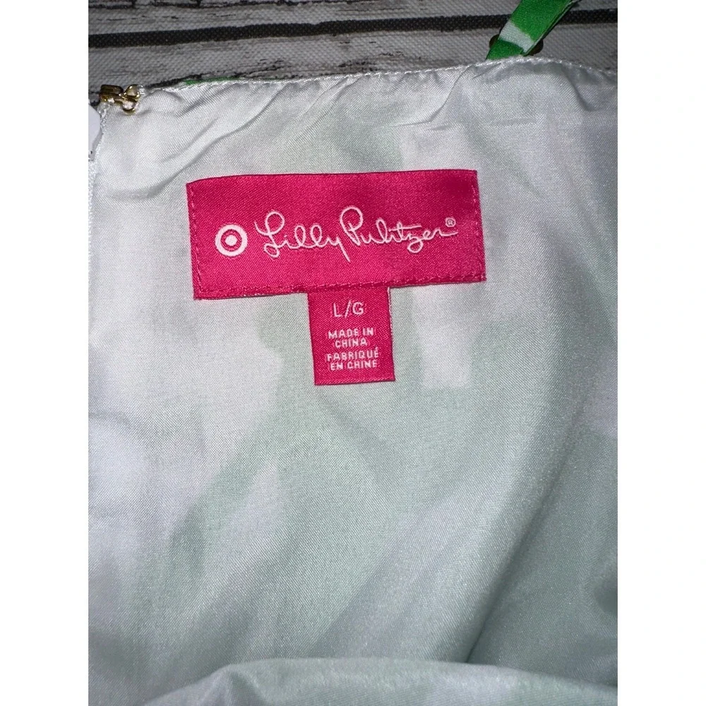 Lilly‎ Pulitzer Target 20th Ann. Collection Boom Boom Green Leaf Jumpsuit Large